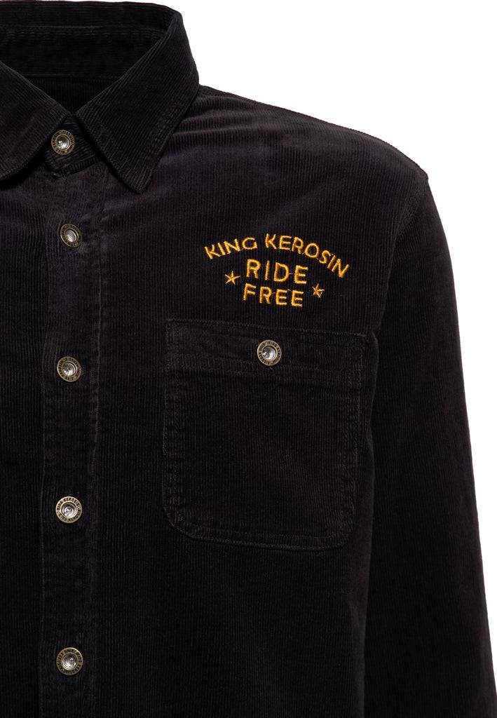 Queen Kerosin Workwear Hemd «Ride Free Live Free» Online Shopping