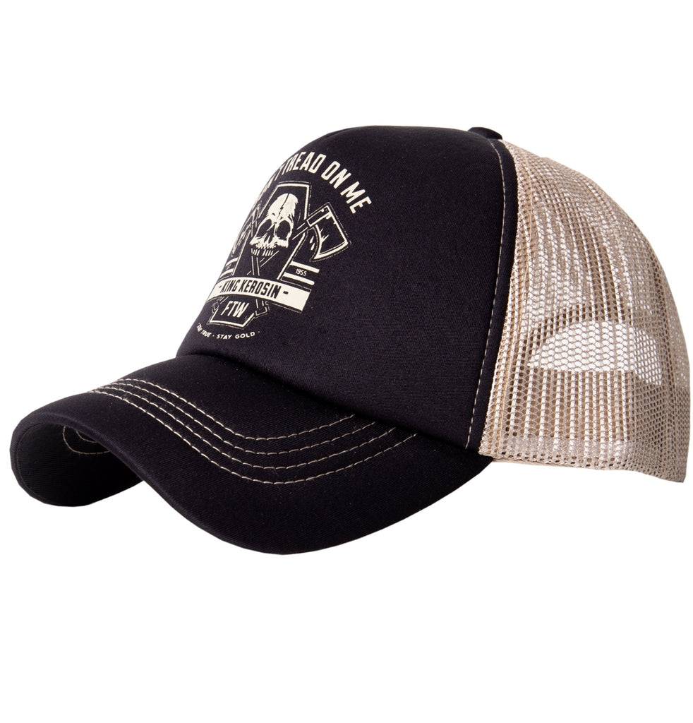 Queen Kerosin Trucker Cap»Don´t tread on me«mit Printmotiv «Don´t tread on me» Zeitlich begrenztes Angebot