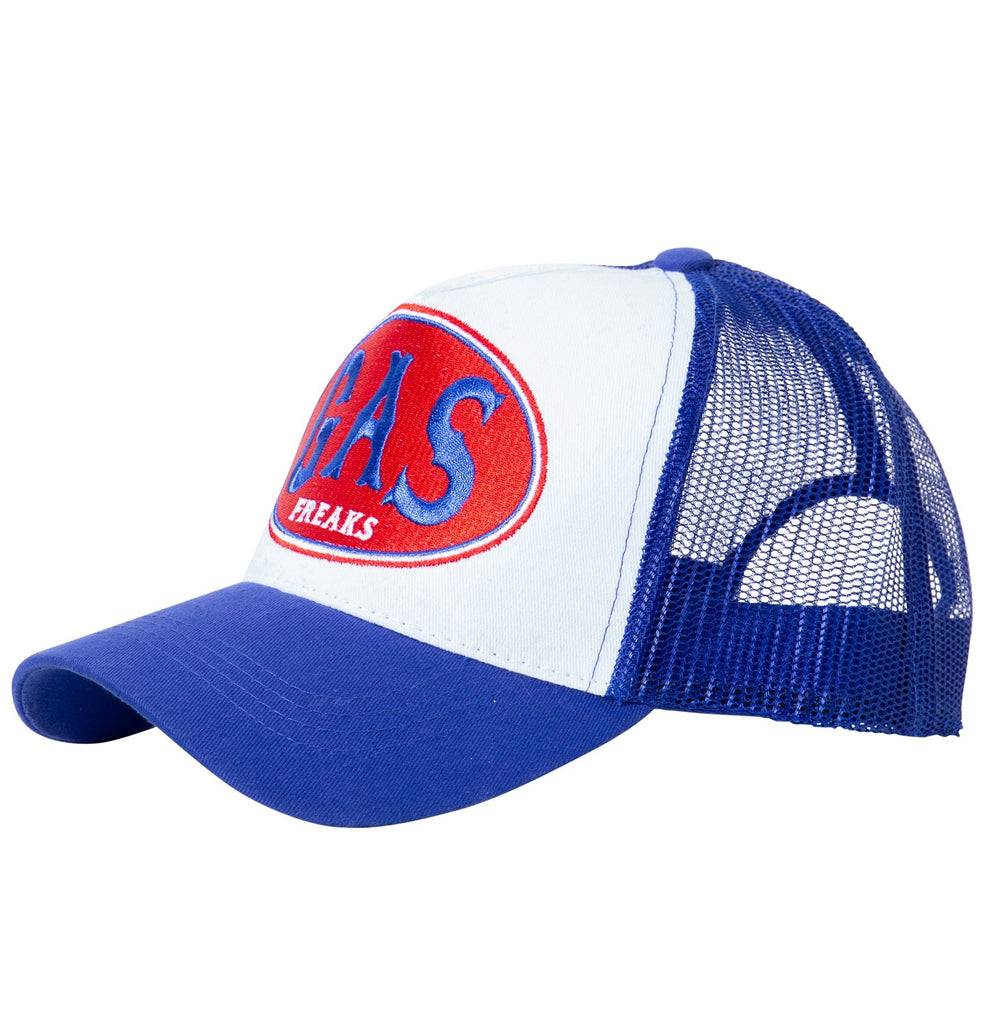 Queen Kerosin Trucker Mesh Cap in Colour-Blocking Optik «Gas Freaks» Große Rabatte
