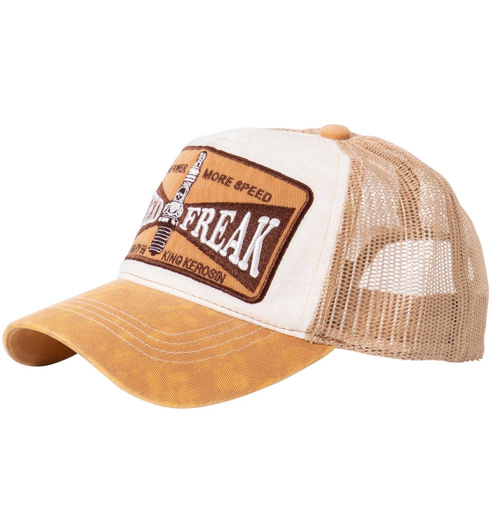 Queen Kerosin Trucker Cap in Used-Optik «Speed Freak» Saisonale Angebote