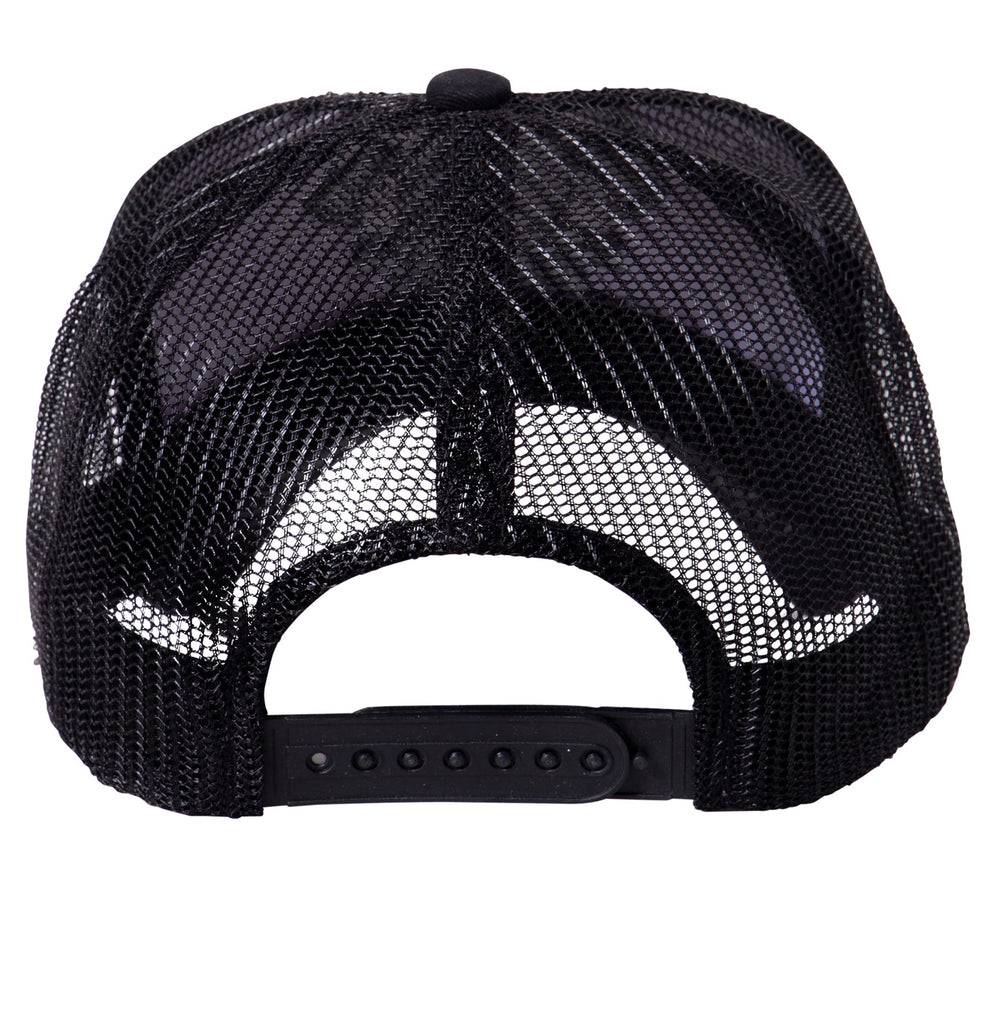 Queen Kerosin Trucker Cap mit Front-Stickerei «Don't Tread On Me» Räumungsverkauf