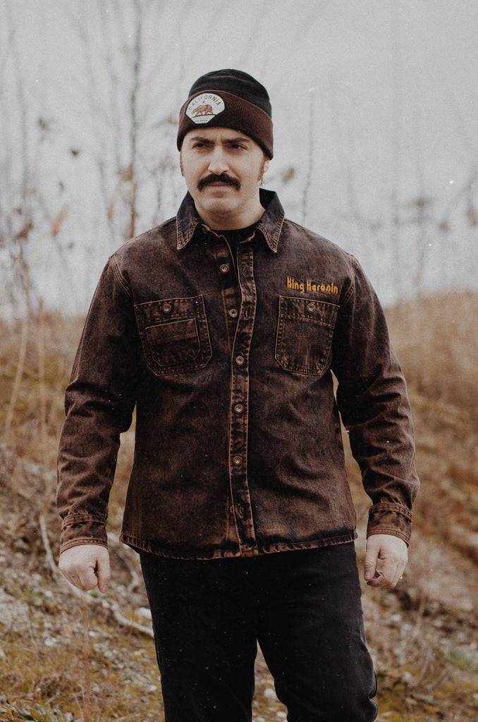 Queen Kerosin Workwear Hemd «Split The Road» Kostenlose Rückgabe
