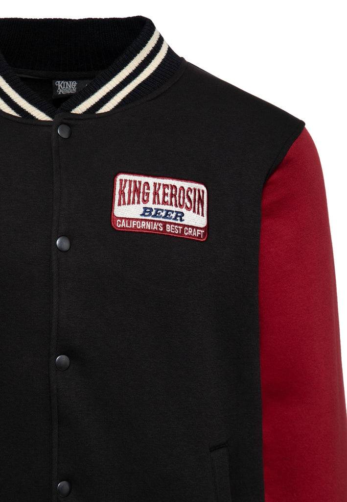 Queen Kerosin College Jacke «Beer» Letzte 3 Tage