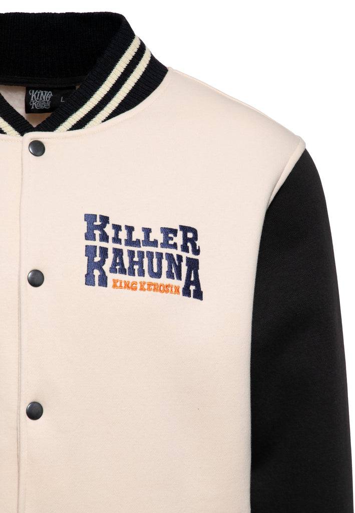 Queen Kerosin College Jacke «Killer Kahuna» Vierteljährliche Förderung
