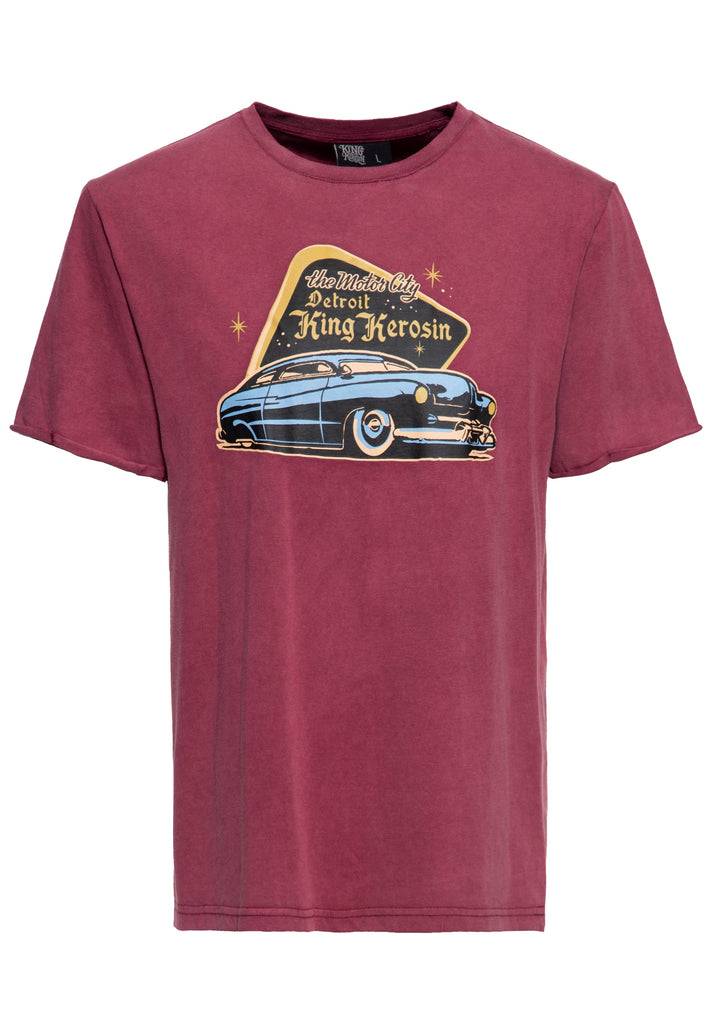 Queen Kerosin T-Shirt «Detroit Greaser» Discount Store für neue Produkte
