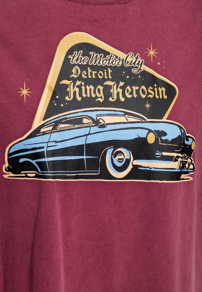Queen Kerosin T-Shirt «Detroit Greaser» Discount Store für neue Produkte