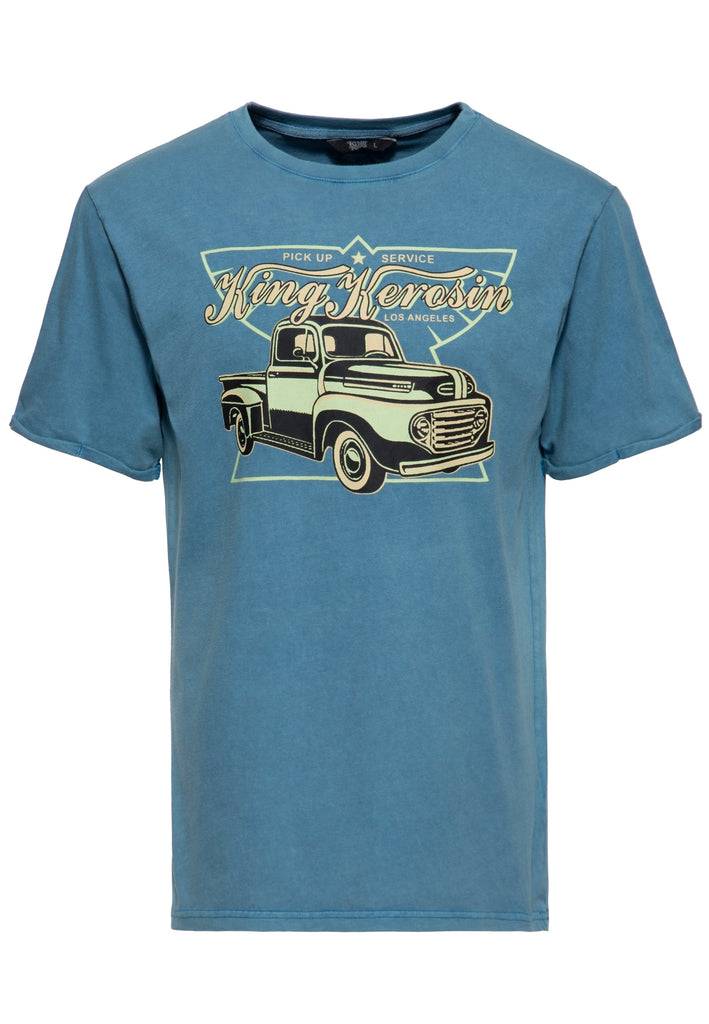 Queen Kerosin Print T-Shirt «Pick Up Service» Nur noch ein Tag übrig