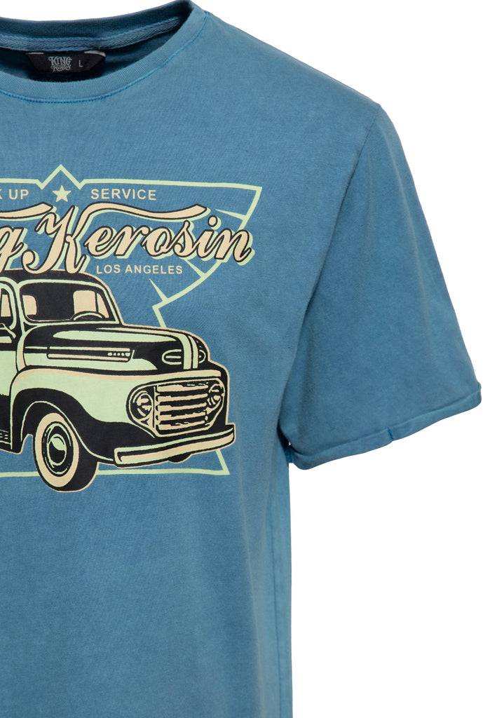 Queen Kerosin Print T-Shirt «Pick Up Service» Nur noch ein Tag übrig