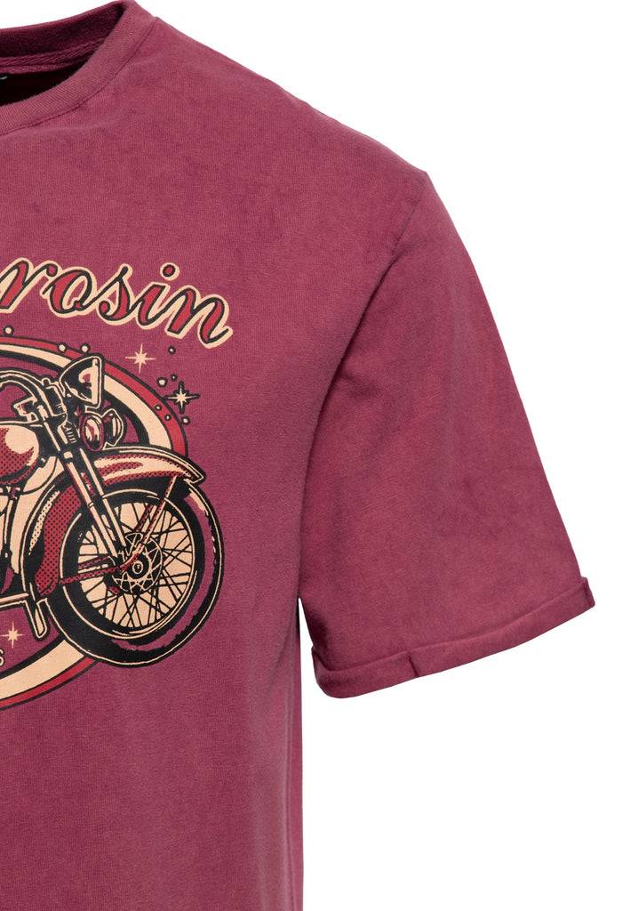Queen Kerosin Print T-Shirt «Bobber» Riesige Rabatte
