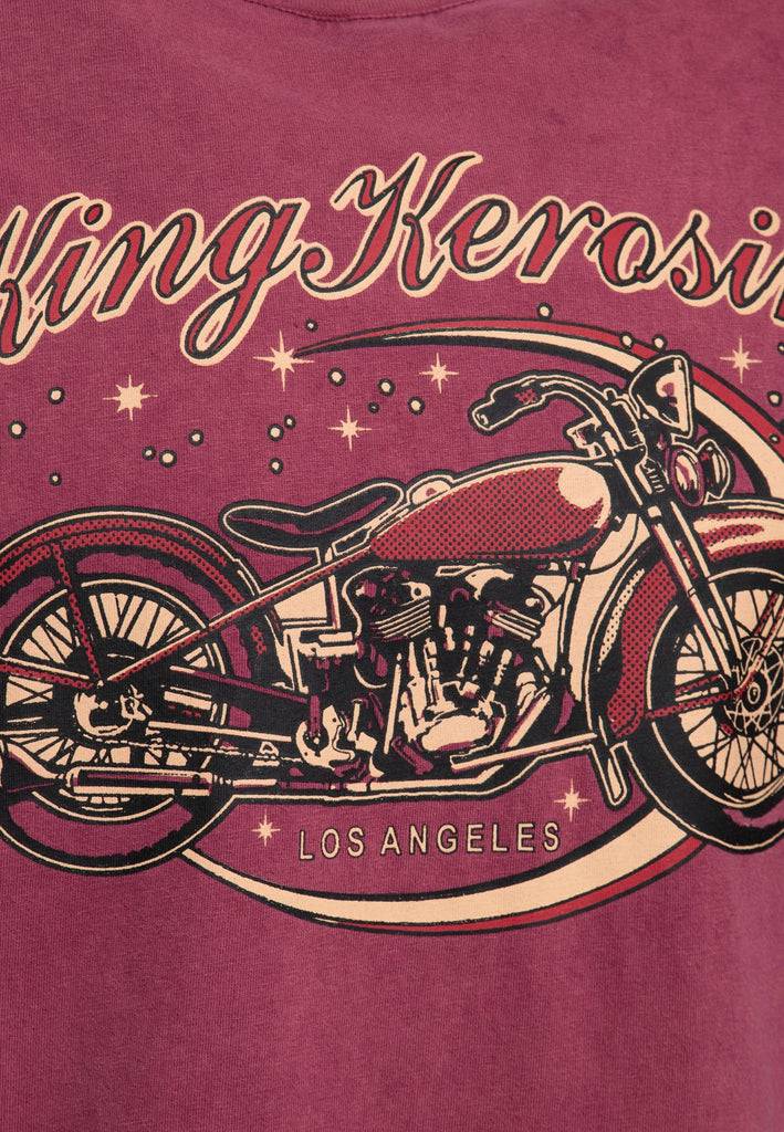 Queen Kerosin Print T-Shirt «Bobber» Riesige Rabatte
