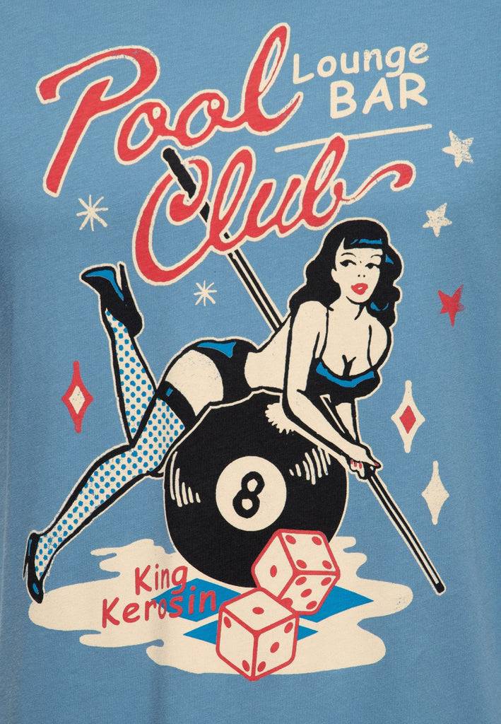 Queen Kerosin T-Shirt «Pool Club» Begrenzt auf 3 Tage