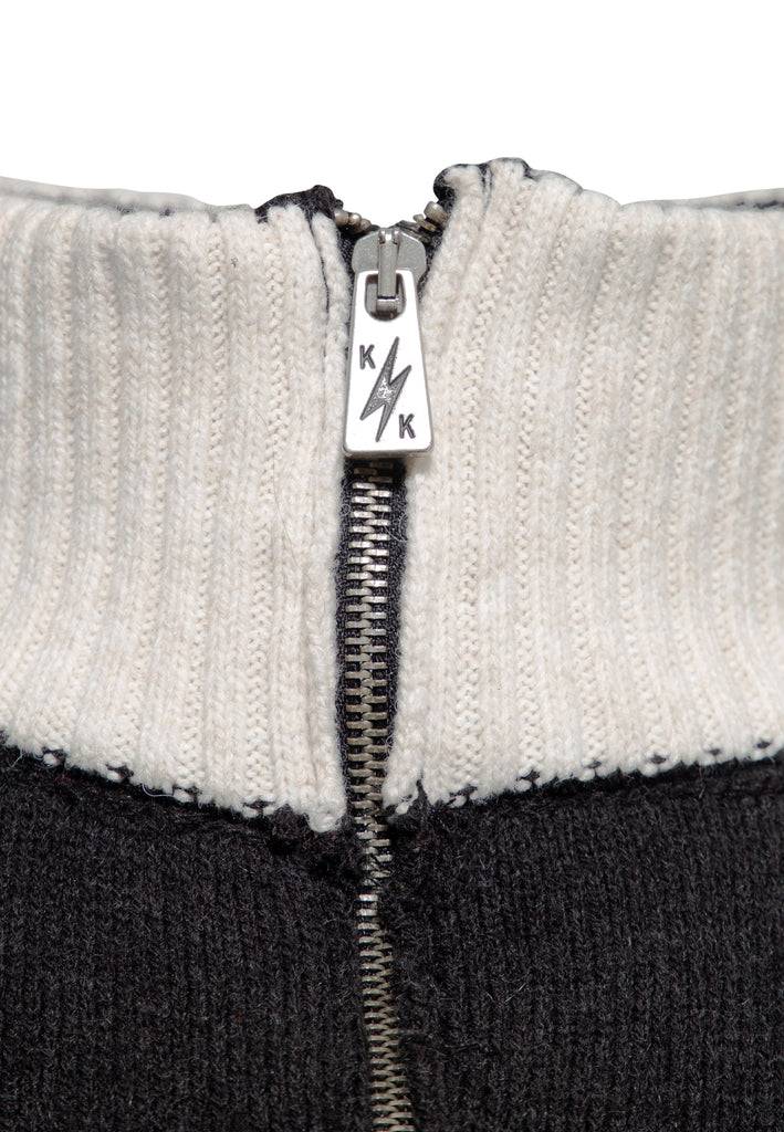 Queen Kerosin Strickpullover «KK Motor Crew» Blitzverkäufe