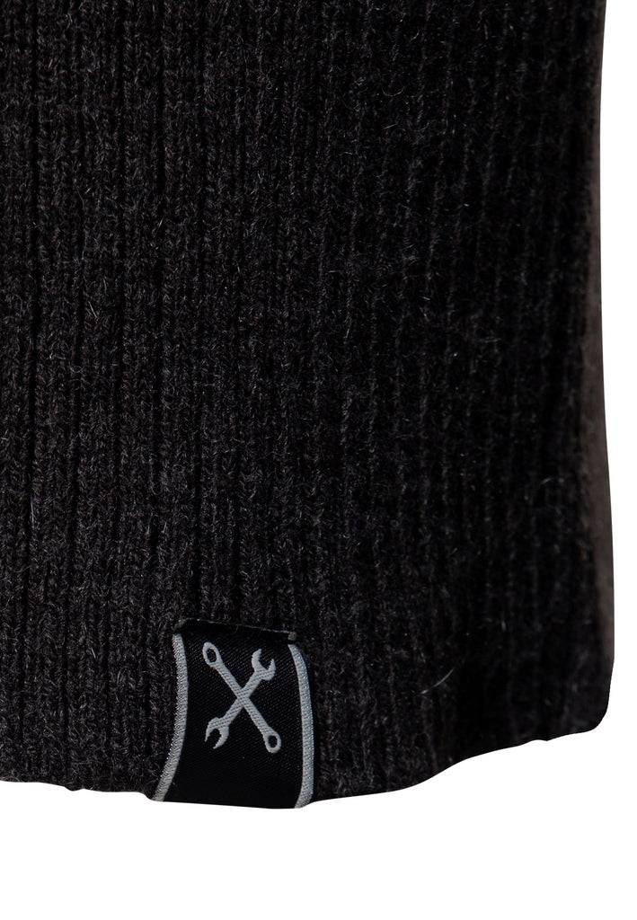 Queen Kerosin Strickpullover «KK Motor Crew» Blitzverkäufe
