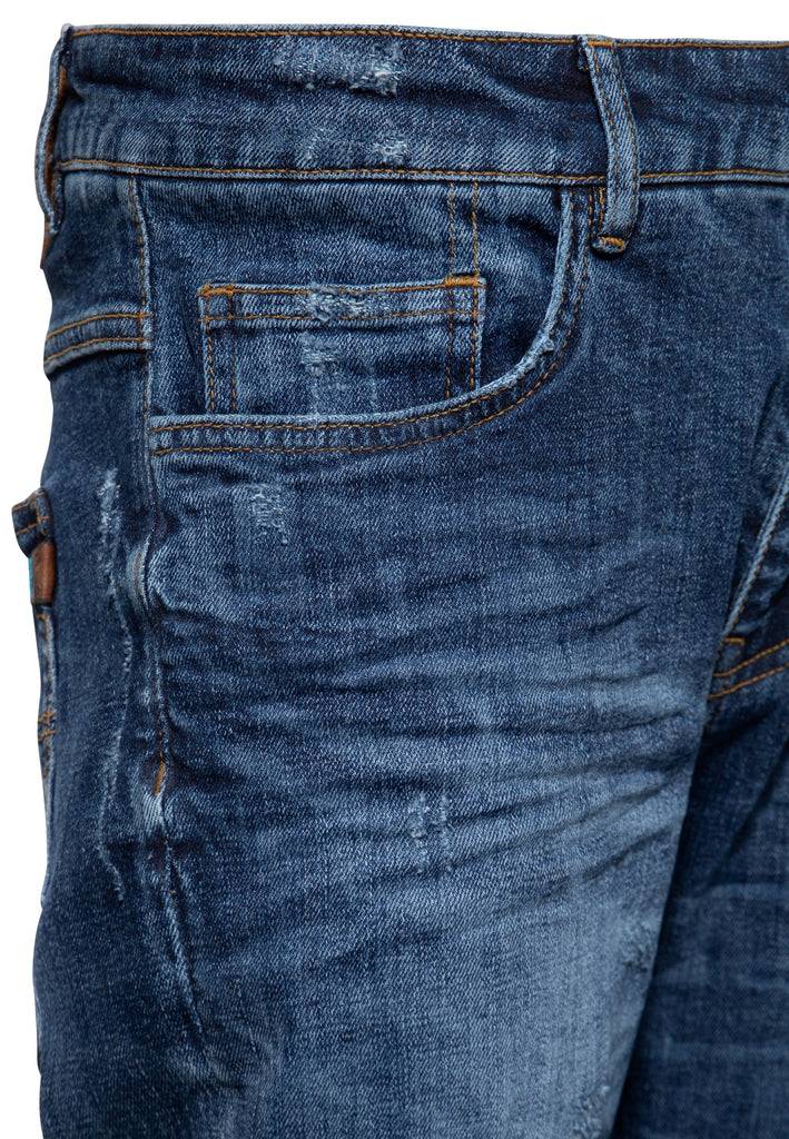 Queen Kerosin 5-Pocket Jeans «Robin» Günstig kaufen