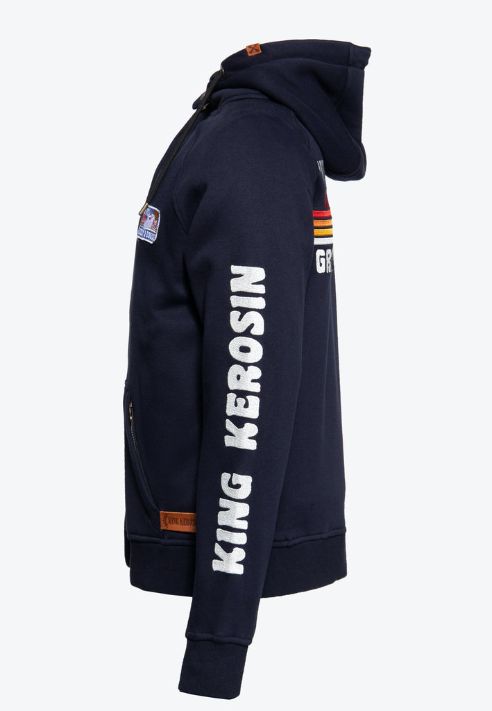 Queen Kerosin Outdoor Sweatjacke «KK Adventure Gear - Ride Free» Preisnachlass