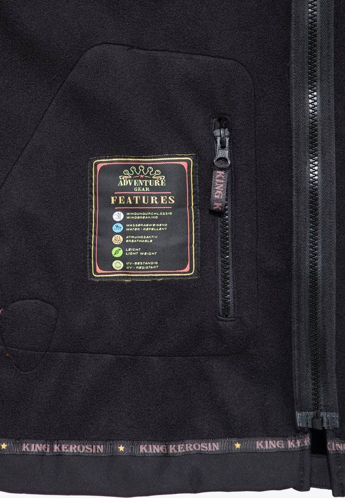 Queen Kerosin Outdoor Sweatjacke «KK Adventure Gear - Motor State California» Saisonschlussverkauf
