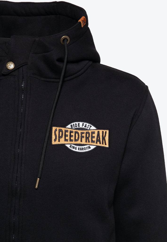 Queen Kerosin Outdoor Sweatjacke «K.K. Adventure Gear - Speedfreak» Black Friday