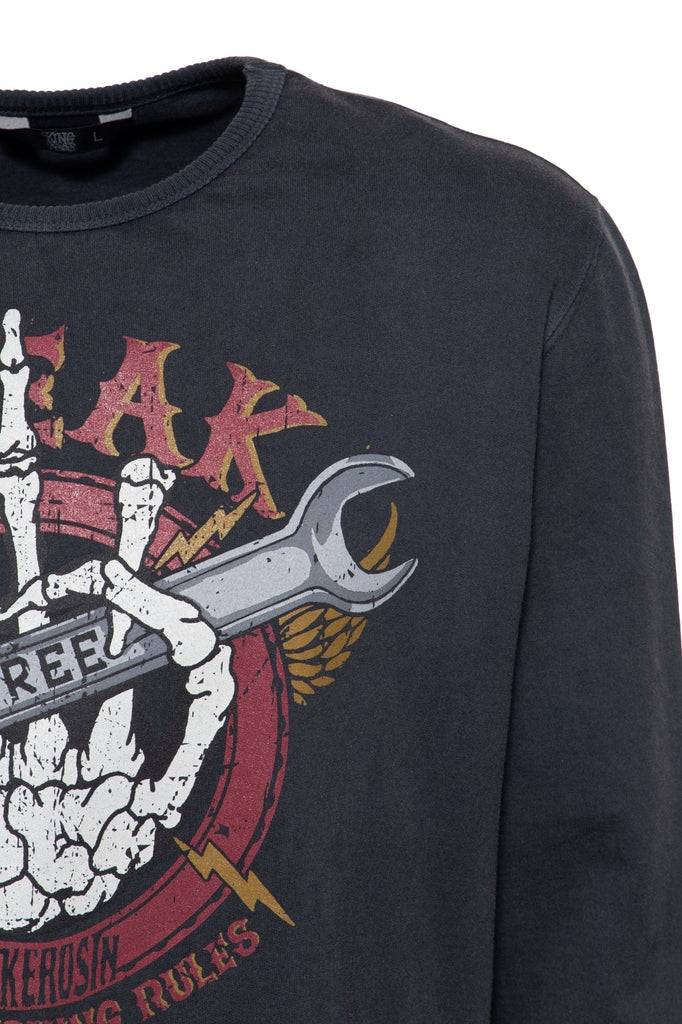 Queen Kerosin Leichter Sweater «Break» Cyber Monday
