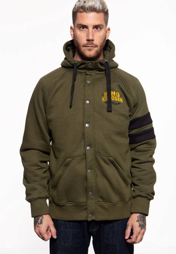 Queen Kerosin Sweatjacke mit Kapuze «Speedway Kings» Valentinstagsangebot