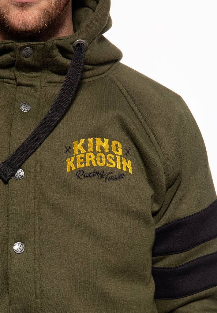 Queen Kerosin Sweatjacke mit Kapuze «Speedway Kings» Valentinstagsangebot