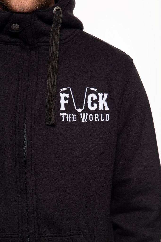 Queen Kerosin Sweatjacke «Fuck Everyone» Lagerräumung