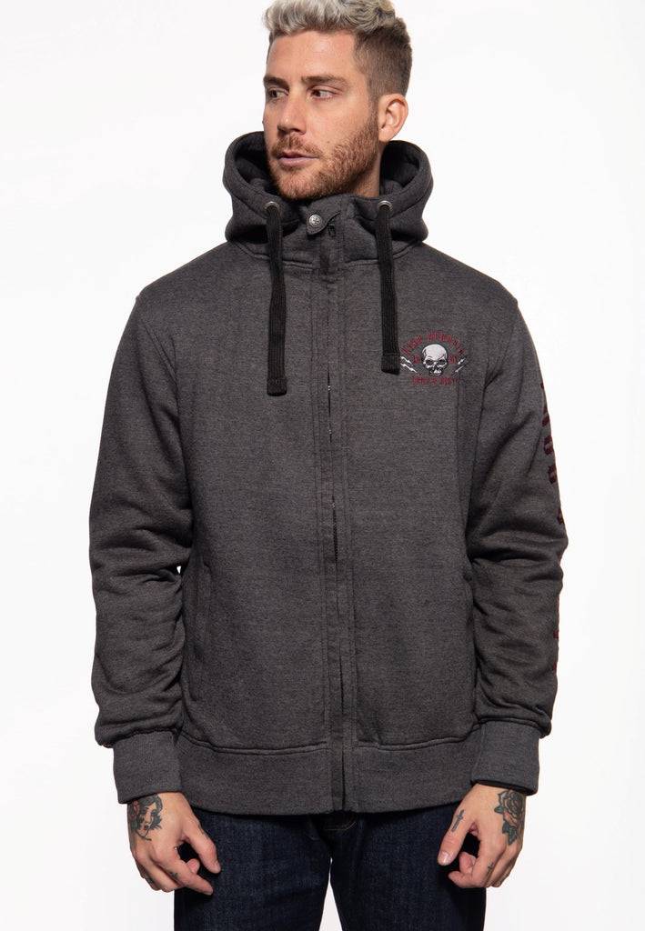 Queen Kerosin Sweatjacke mit Kapuze «Loud and Dirty» Heißer Verkauf