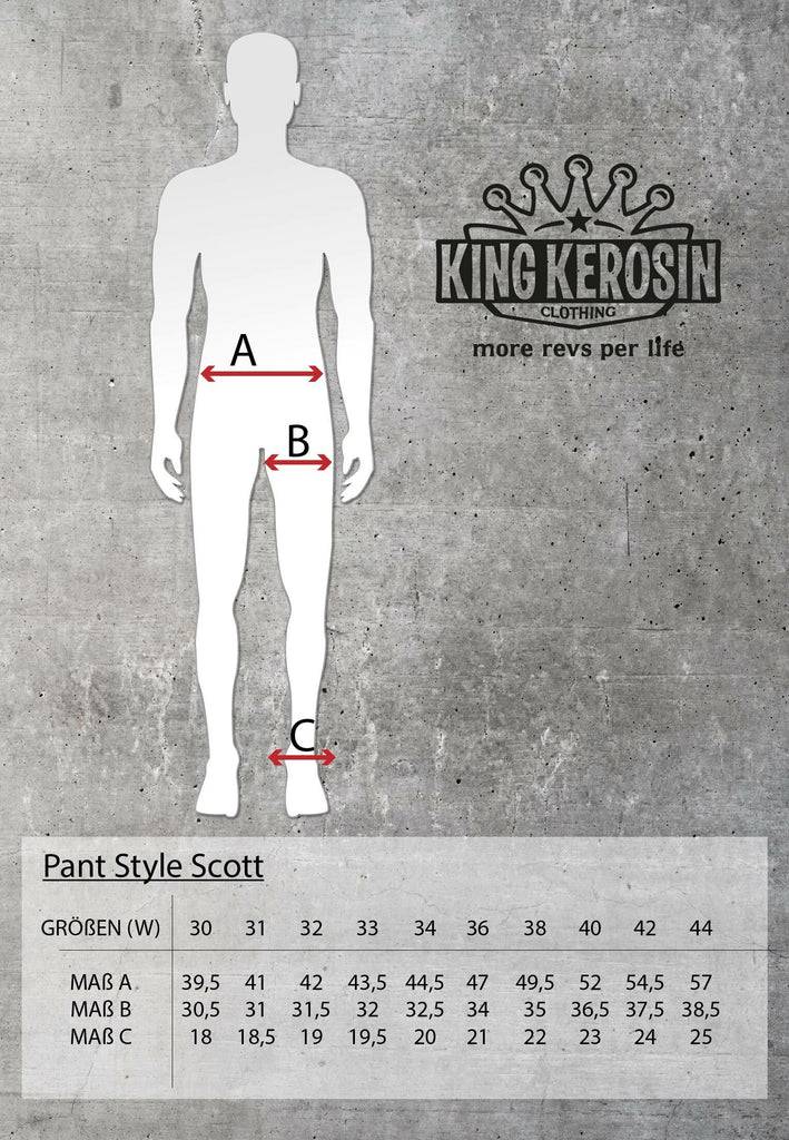 Queen Kerosin 5-Pocket Jeans Tint Wash «Scott» Exklusive Angebote