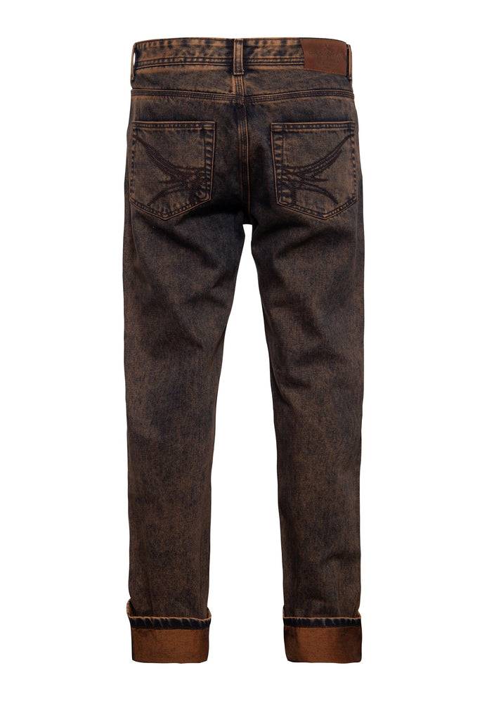 Queen Kerosin Denim 5-Pocket Jeans Dirt Washed «Scott» Blitzangebot