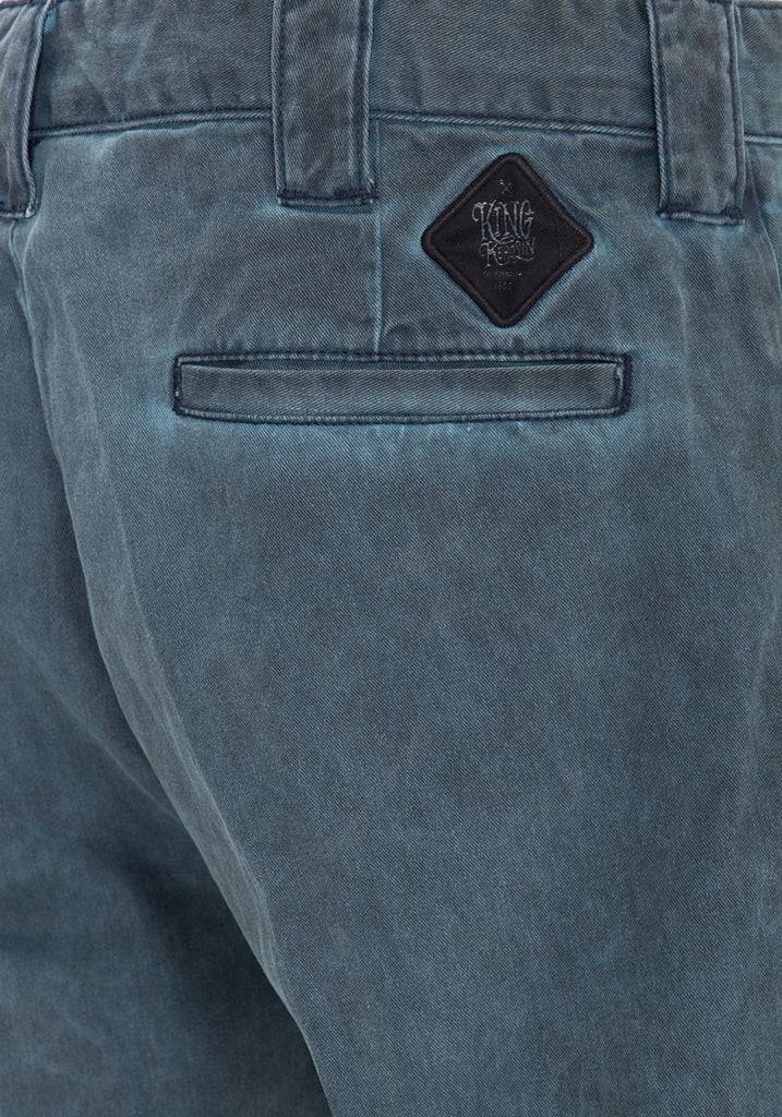 Queen Kerosin Workwear Shorts in Oil-Washed Optik «Garage Wear» Neuheiten