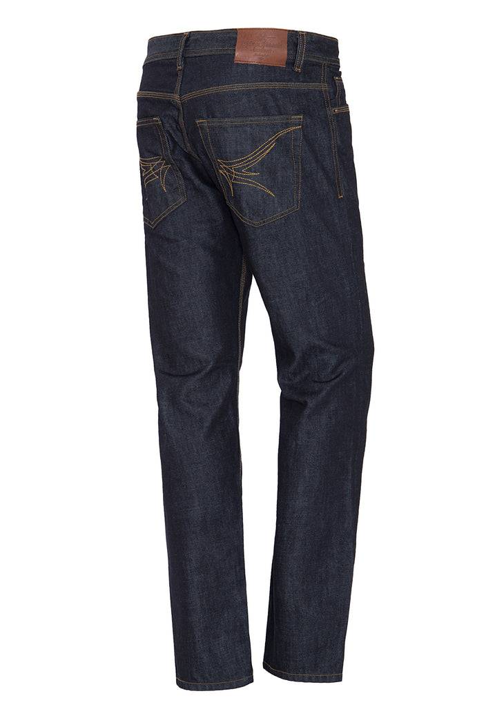 Queen Kerosin Regular Fit Jeans in dark blue mit Logo-Patch «Robin» Bestseller