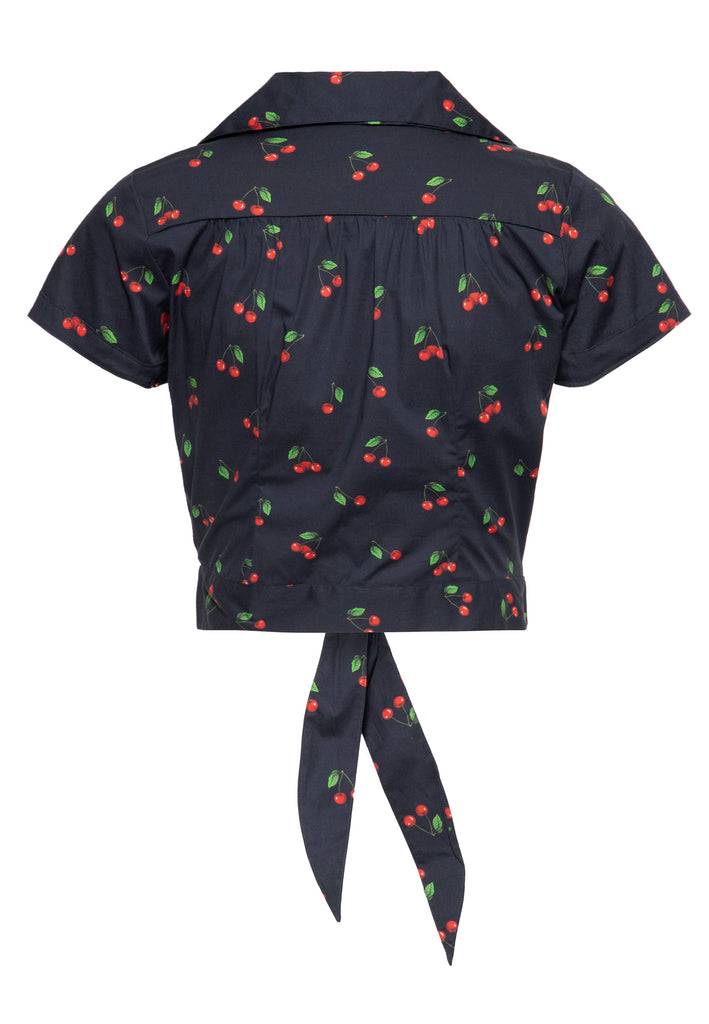 Queen Kerosin Hawaiibluse «Cherry» Super Sparpreis