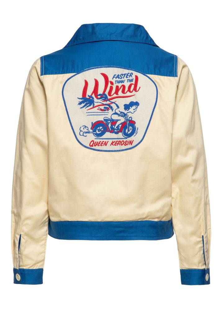 Queen Kerosin Workwear Jacke «Faster Then The Wind» Kostenlose Rückgabe
