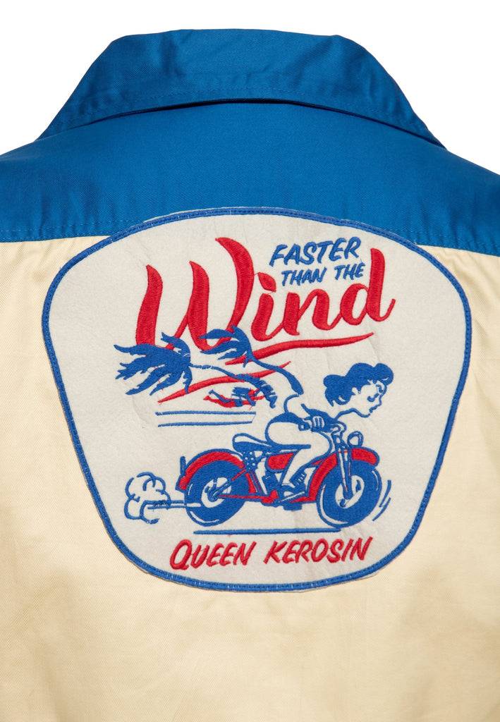 Queen Kerosin Workwear Jacke «Faster Then The Wind» Kostenlose Rückgabe