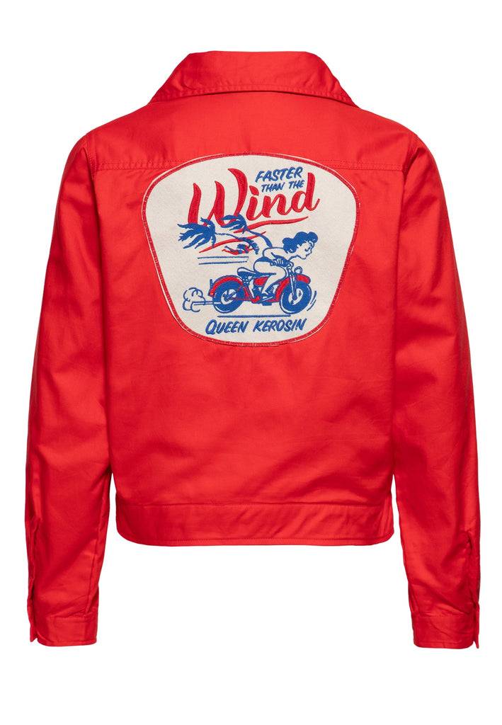 Queen Kerosin Workwear Jacke «Faster Then The Wind» Begrenzte Freigabe