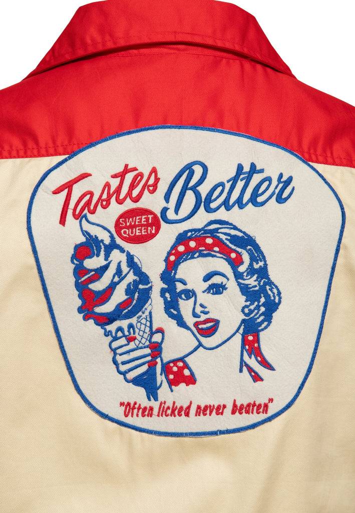 Queen Kerosin Workwear Hemdbluse «Gelateri» JETZT KAUFEN