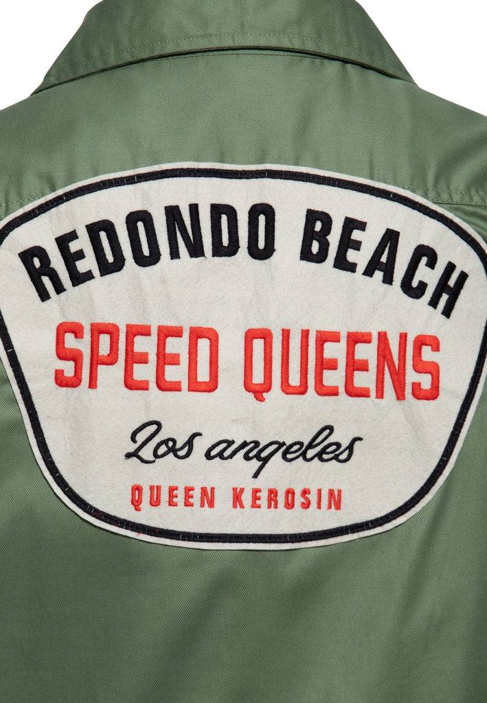 Queen Kerosin Workwear Hemdbluse «Redondo Beach Speed Queens» Neueste Stile