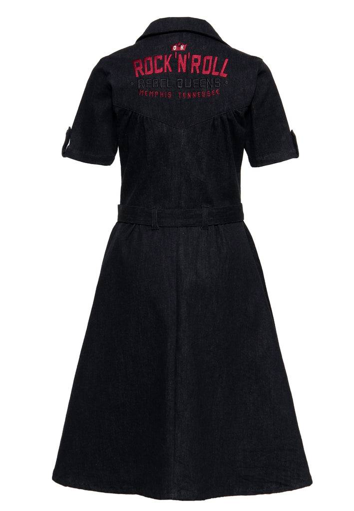 Queen Kerosin Swingkleid «Rock'n'Roll Rebel Queens» Bis zu 50% Rabatt