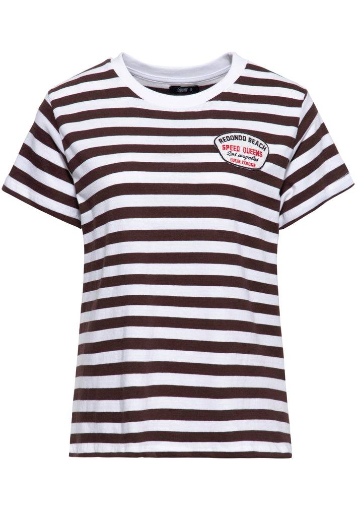 Queen Kerosin T-Shirt «Redondo Beach - Speed Queens» Discount Store für neue Produkte