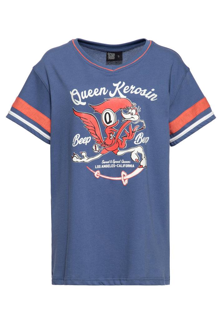 Queen Kerosin T-Shirt «Beep Beep» Nur noch ein Tag übrig