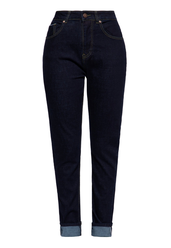 Queen Kerosin Highwaist Jeans «Betty» Super Rabatt