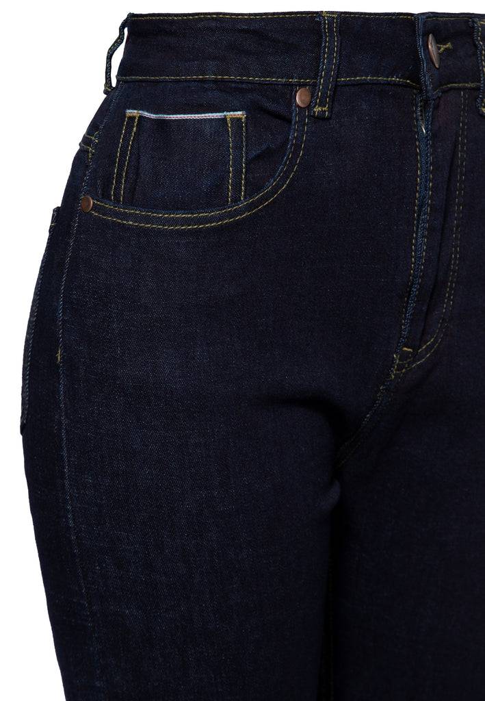 Queen Kerosin Highwaist Jeans «Betty» Super Rabatt