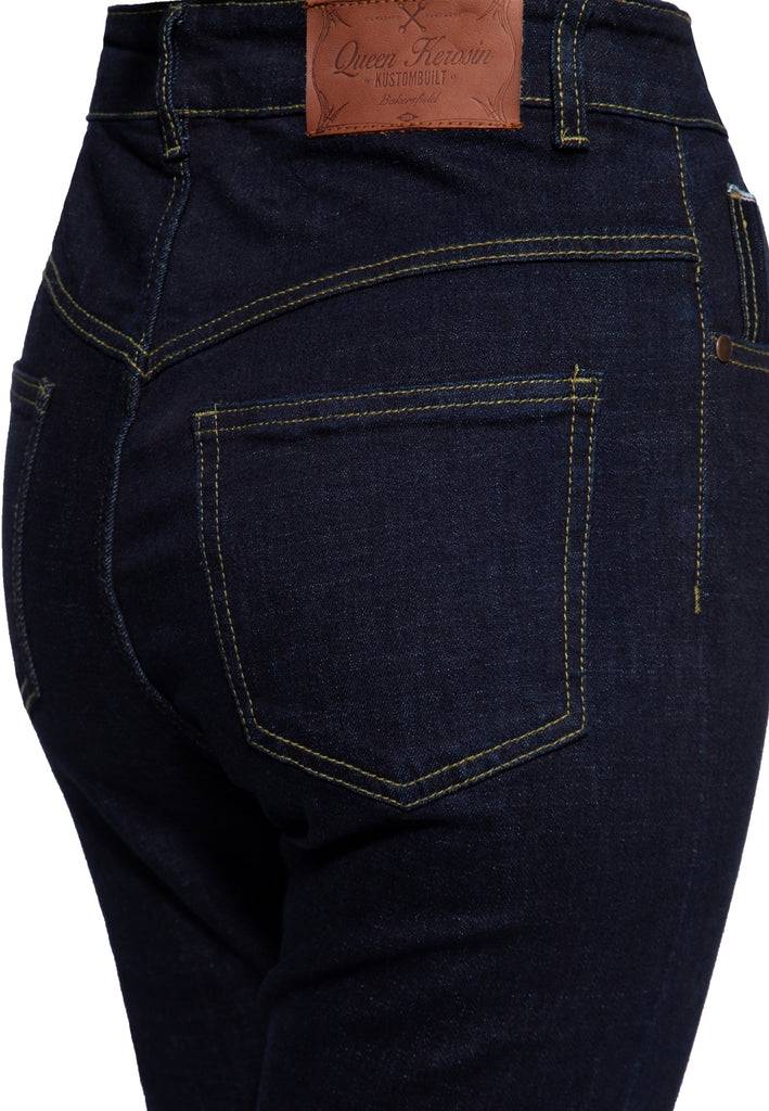 Queen Kerosin Highwaist Jeans «Betty» Super Rabatt