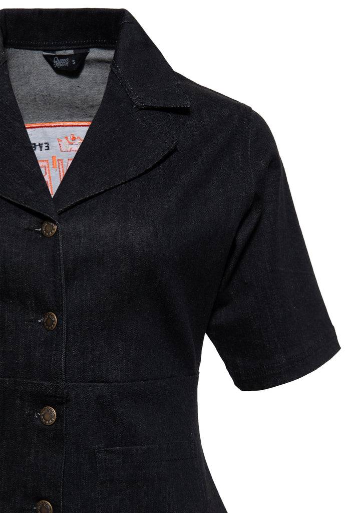 Queen Kerosin Denim Etuikleid «Rebel Queens» Fabrikladen