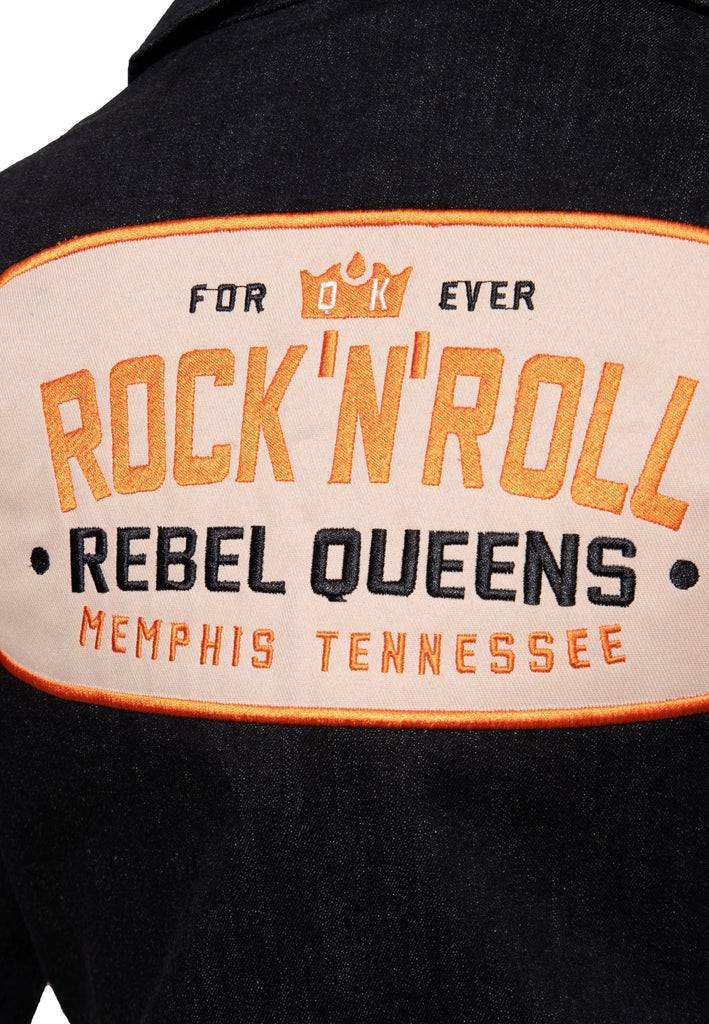Queen Kerosin Denim Etuikleid «Rebel Queens» Fabrikladen
