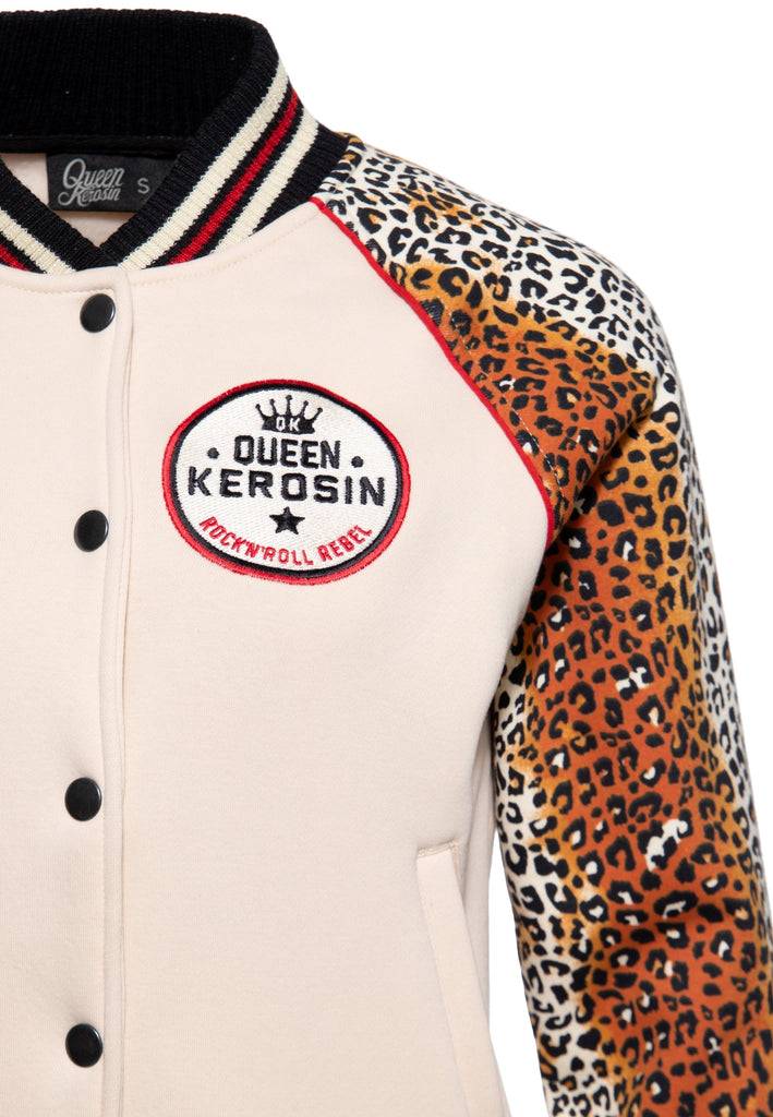 Queen Kerosin College Jacke «Rock'n'Roll Rebel Queen» 50% Rabatt für begrenzte Zeit