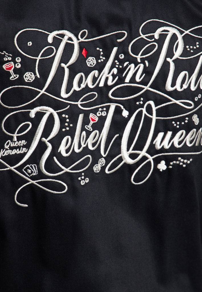 Queen Kerosin Gabardine Jacke «Rock'n'Roll Rebel Queen» Rabatte dieses Monats
