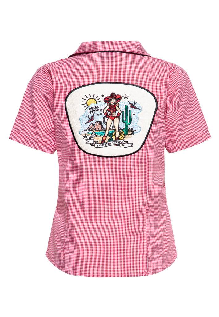Queen Kerosin Bluse «Lone Star» Outlet