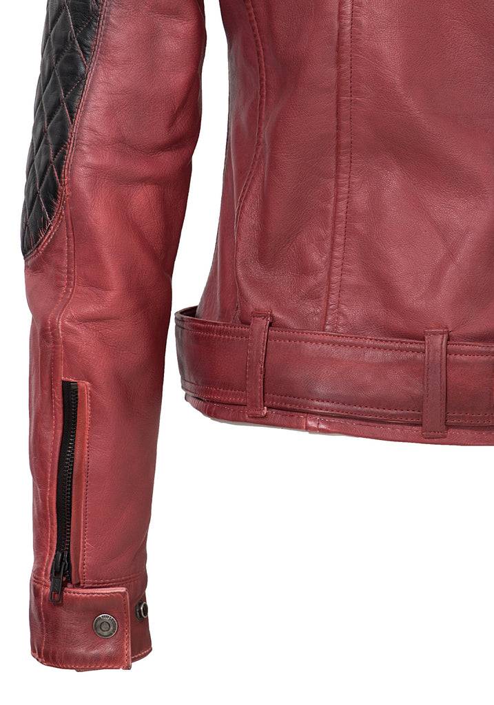 Queen Kerosin Lederjacke im Racing Look Blitzverkäufe