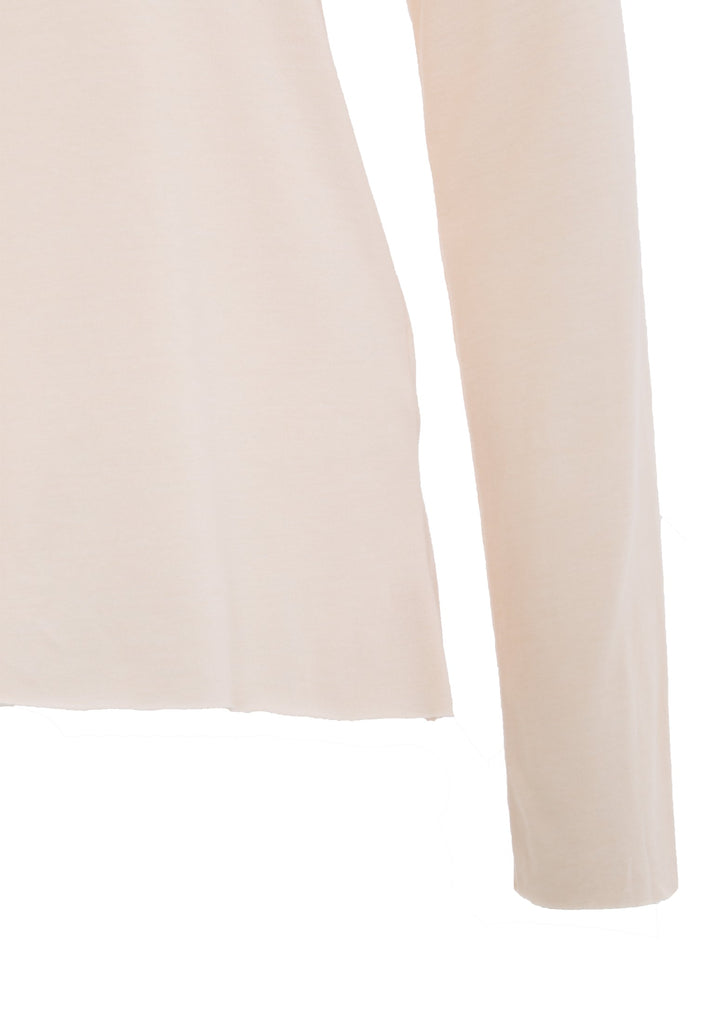 Queen Kerosin Basic Longsleeve mit offenen Abschlüssen und Logo Stickerei Sonderangebot