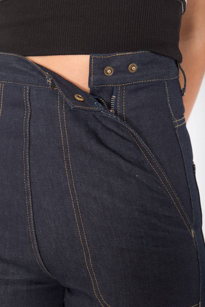 Queen Kerosin Authentic Selvedge Jeans «Red Selvedge» Großer Ausverkauf